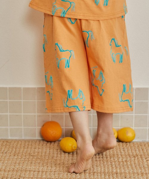 마틸다엔와이(matildany) horse 6부 루즈바지 오렌지