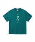 VERTICAL LOGO ADVANCED T-SHIRT [DEEP GREEN]