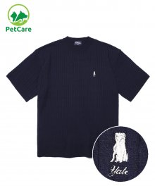 HERITAGE HANDSOME DAN CABLE KNIT TEE NAVY
