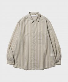 SILKY WIDE SHIRT (BEIGE)