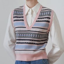 Indie jacquard vest