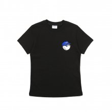 말본 스크립트 라운드 티셔츠 BLACK (WOMAN)