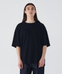 가먼트레이블(GARMENT LABLE) Basic Pleats T Shirt - Black