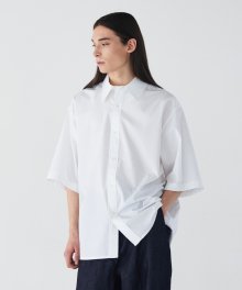 Over Sleeve Half Shirts - White
