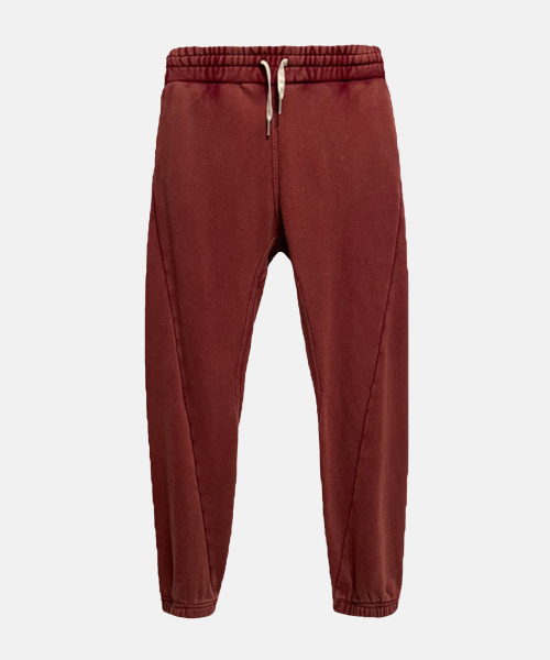Gathy pants (burgundy)