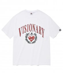 VSW Heart Emblem T-shirts White