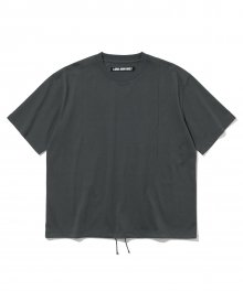 out cutting s/s tee grey