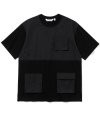 22ss two pocket s/s tee black