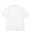 22ss two pocket s/s tee off white