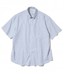 oxford bd short shirts blue stripe