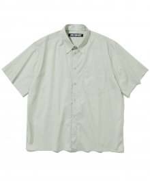 standard pleats s/s shirts g.mint