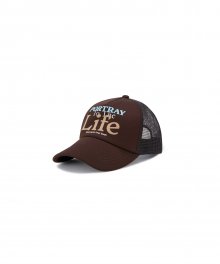 LIFE TRUCKER CAP - BROWN