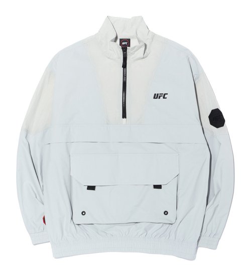 UFC UT kangaroo anorak light grey U1JKT1111LG