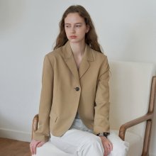 Light one button jacket