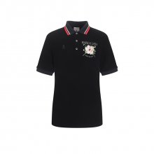 FLOWER EMB SS POLO