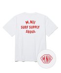 엠니(M.Nii) SURF SUPPLY T-SHIRTS / OFF WHITE