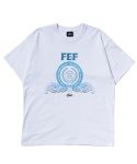 필이너프(FEELENUFF) 컬리지 로고 티셔츠 / 화이트