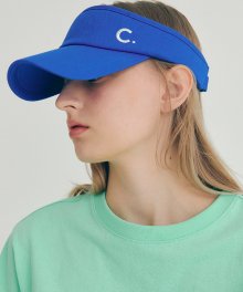 [22SS clove] Logo Cotton Sun Visor (Blue)