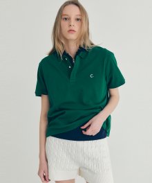 [22SS clove] Pique T-Shirt (Dark Green)