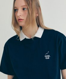 [22SS clove] Tennis club T-Shirt (Navy)
