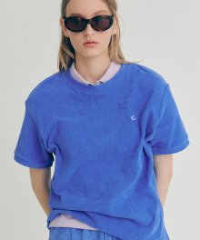 [22SS clove] Terry T-Shirt_Women (Blue)