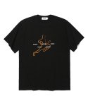 에스릿 스튜디오(SLIT STUDIO) 러닝 스포츠 티셔츠 블랙