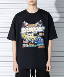RACING CAR OVERSIZED T-SHIRTS MSTTS016-BK