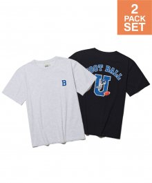 [2PACK] B Logo T-Shirts / 2 COLOR