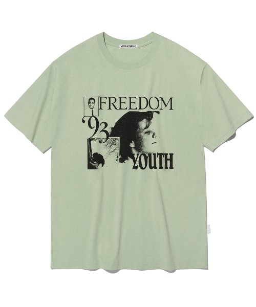 비바스튜디오(VIVASTUDIO) 93 TEE [GREEN] - 42,000 | 무신사 스토어