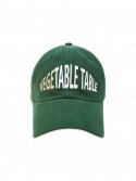 베지터블테이블(VEGETABLE TABLE) Basic Semicircle Logo Wash Cap Green