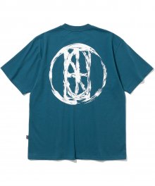 Brush Circle Logo T-Shirts - Beach