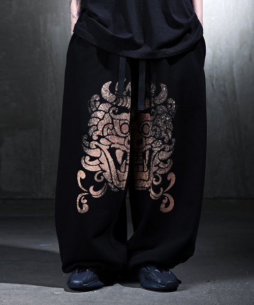 Bleach string wide training pants