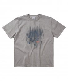 (SS22) Brushed Paint Tee Grey