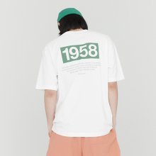 1958 그래픽 백 티셔츠 Off White (S22MURTS57)