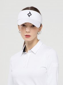 VGTT Signature Logo Golf Sun Cap White