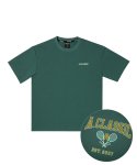 아키클래식(AKIII CLASSIC) 언택트 프레쉬 루즈 핏 반팔 티셔츠 다크그린