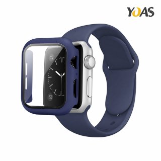 요아스(YOAS) 실리콘 스포츠 애플워치 밴드 액정 케이스 세트 38mm