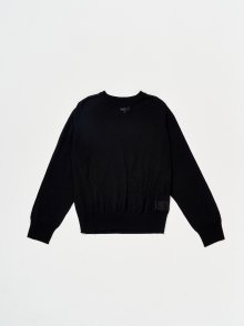 See-through Reverse Knit_Black