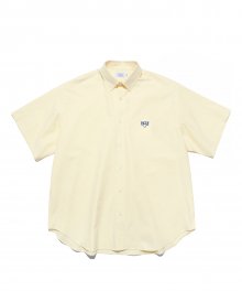 (THE BIG) YALE WAPPEN OXFORD SS SHIRT YELLOW