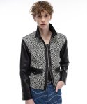 그레이티스트(THE GREATEST) Vegan Leather Jacket Leopard
