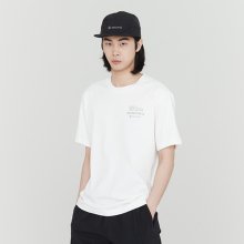 레터링 백 아스킨 티셔츠 Off White (S22MMRTS58)