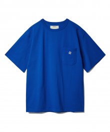 Patch Logo Pocket T-Shirts Pearl Blue