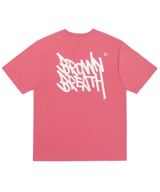 ★BROWNBREATH★ TAG TEE INDIAN RED 브라운브레스(BROWNBREATH) TAG TEE - INDIAN RED - 사이즈