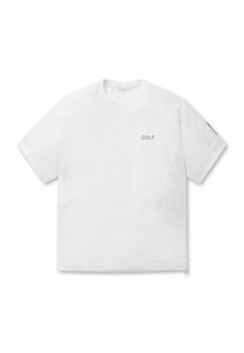 Air-dot mixed Woven T-shirt