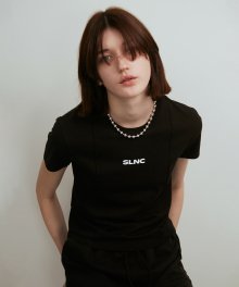로고 티셔츠 BLACK