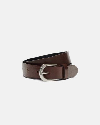 brown leather belt for women