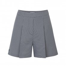 ESSENTIAL HOUNDSTOOTH SHORTS W/INNER PANTS_Navy