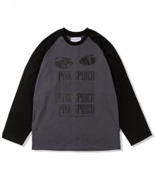 PINK SPIDER Raglan T-Shirt (Gray) MENS