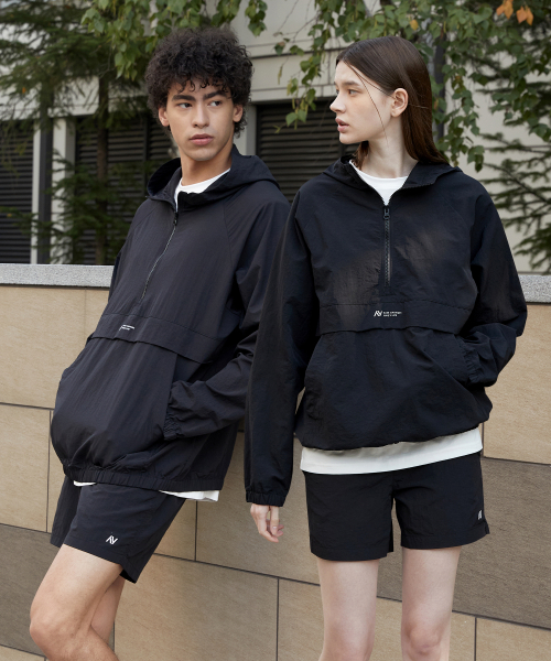 Комплект: куртка-анорак Camp + спортивные шорты M Black