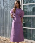 틸 아이 다이(TILL I DIE) Volume line point dress_Purple